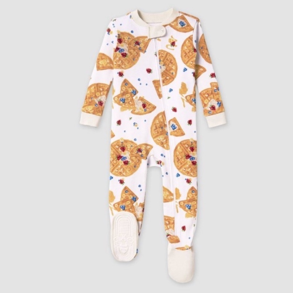 Burt's Bees Baby Baby Waffles Footed Pajama 3/6M